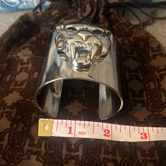 Roberto Cavali Stunning silver bangle - Picture 3 of 10